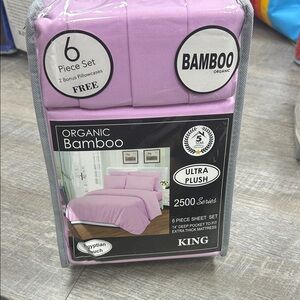 BAMBOO Organic Ultra Plush King Sheet Set - Lavender